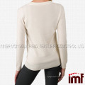 Pull Femme 100% Cachemire Manches Longues Ras Du Cou